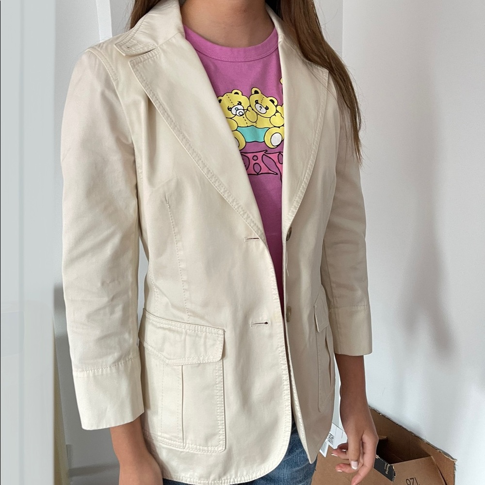The Row Fitted Beige Jacket